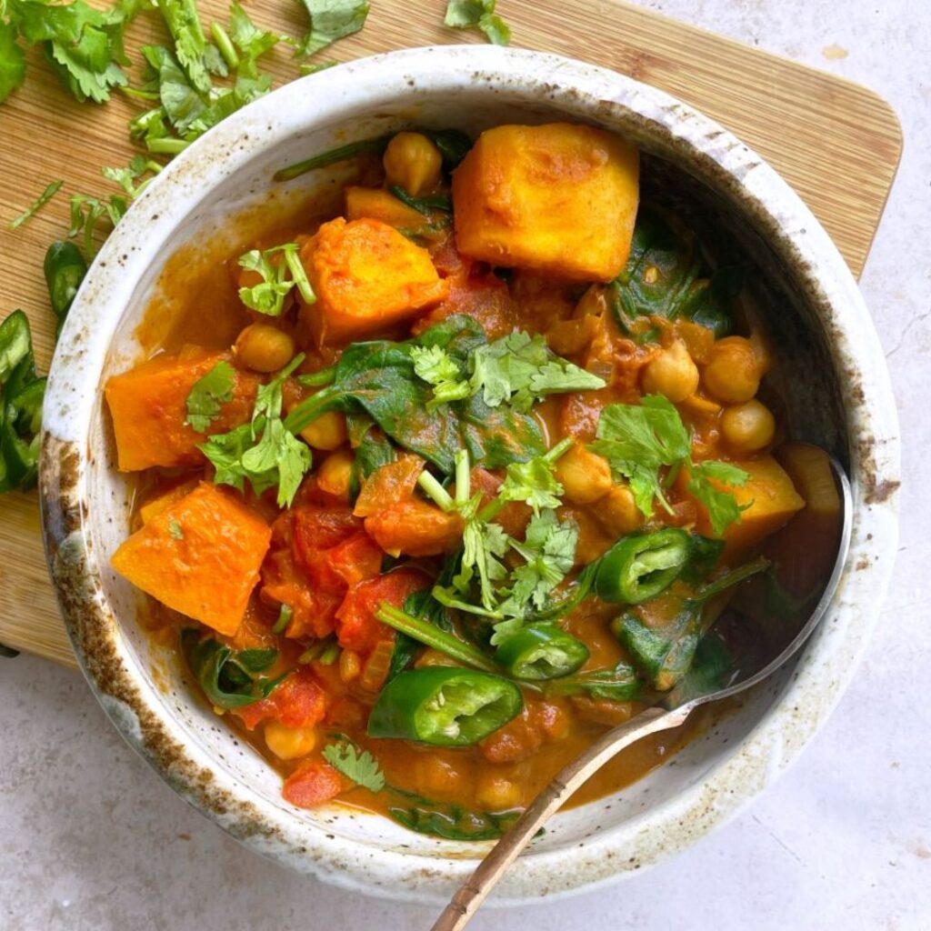 Pumpkin Chickpea Curry