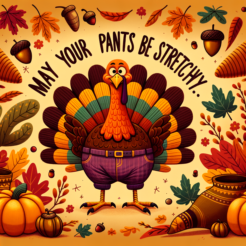 Create a Thanksgiving Card with Funny Thanksgiving Sayings via ChatMax