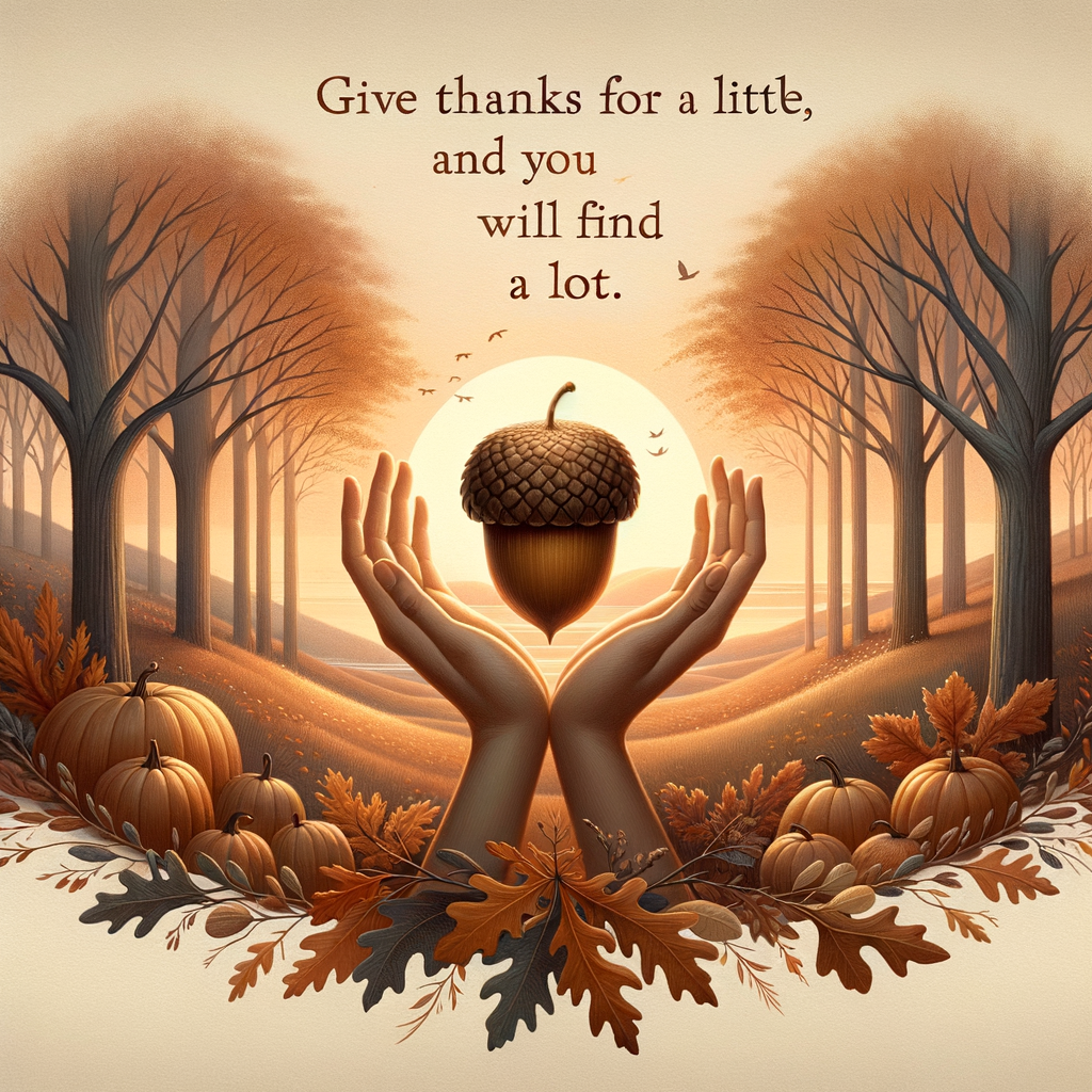 Create a Thanksgiving Card with Inspirational Thanksgiving Quotes via ChatMax