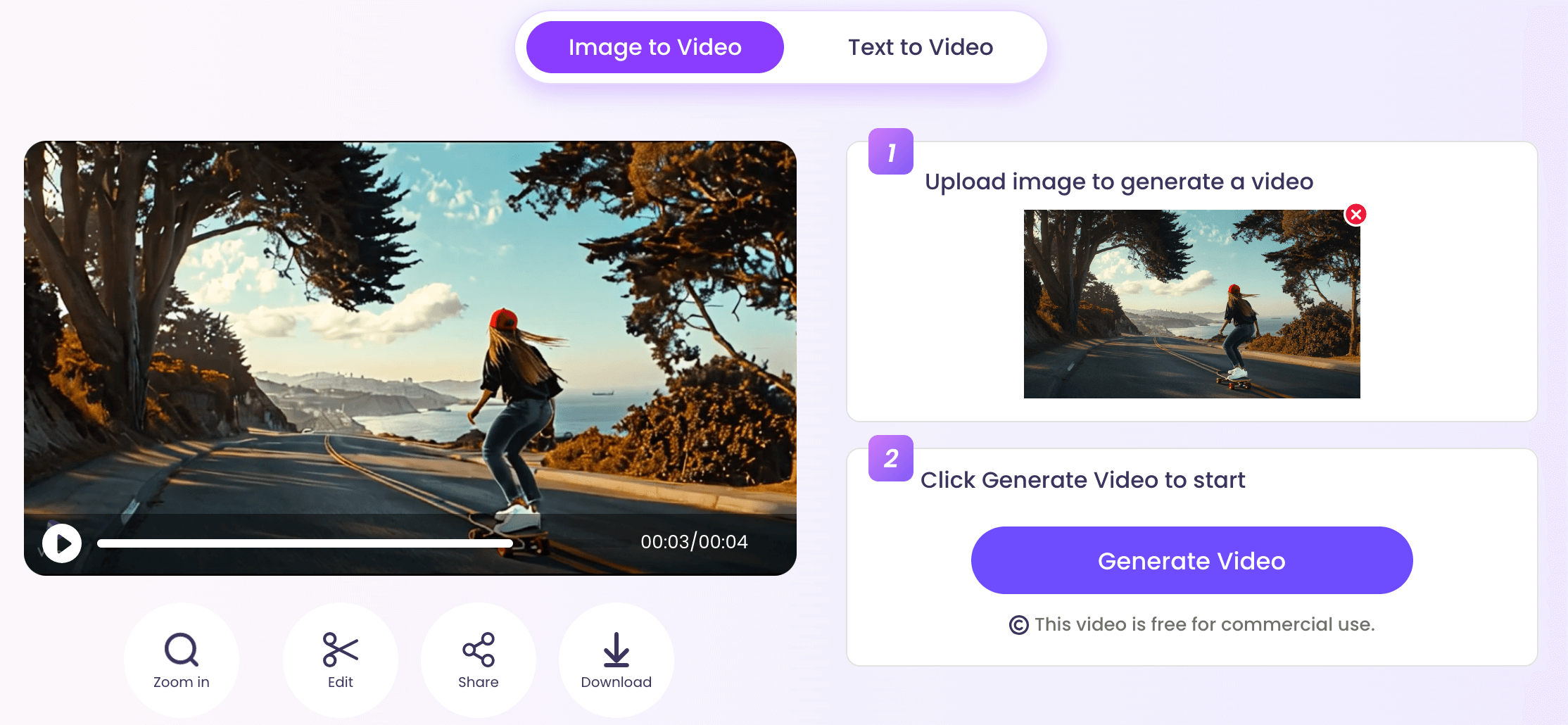 Vidnoz Image to Video AI Free