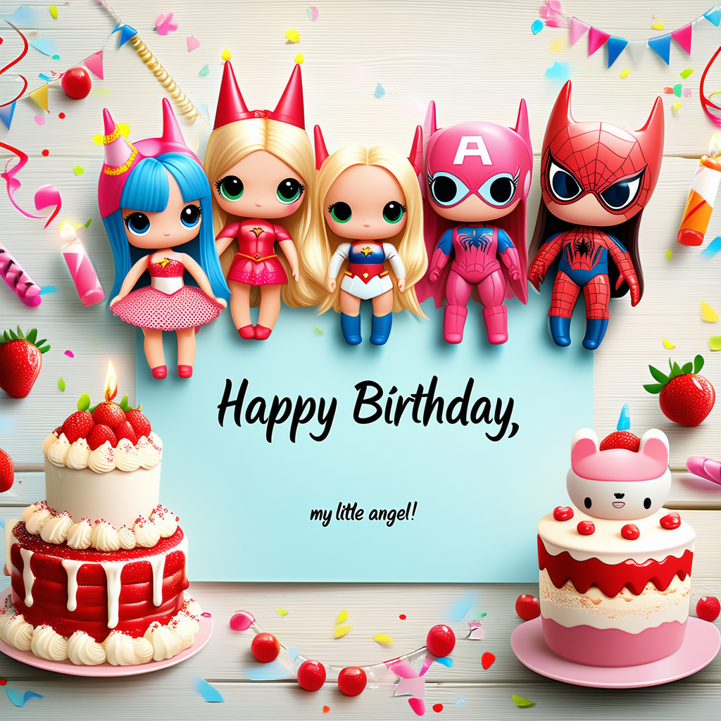 Create a Birthday Card with Blessing Birthday Wishes for Daughter via ChatMax