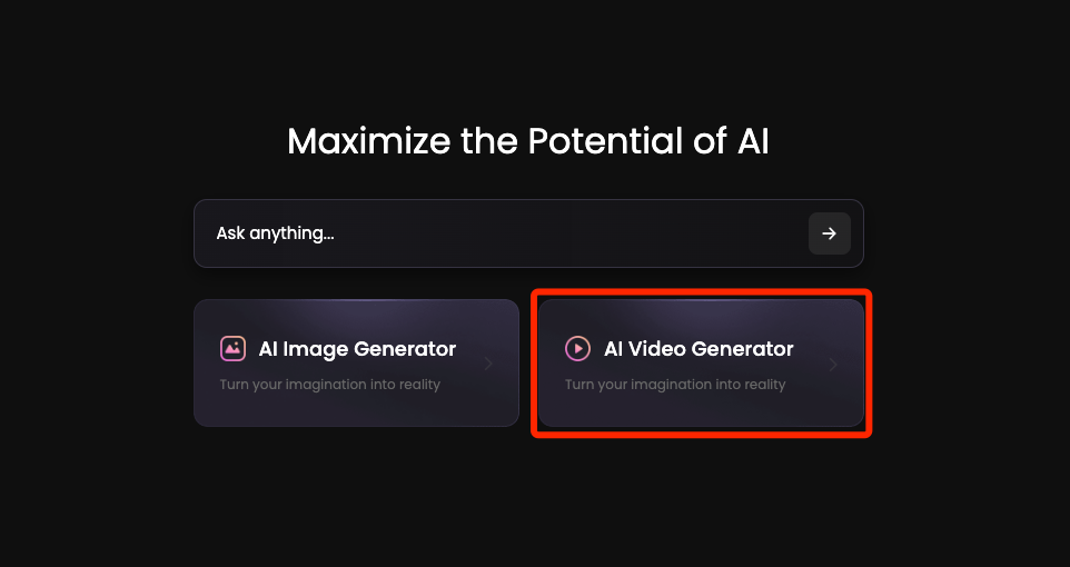 hit the ai video generator