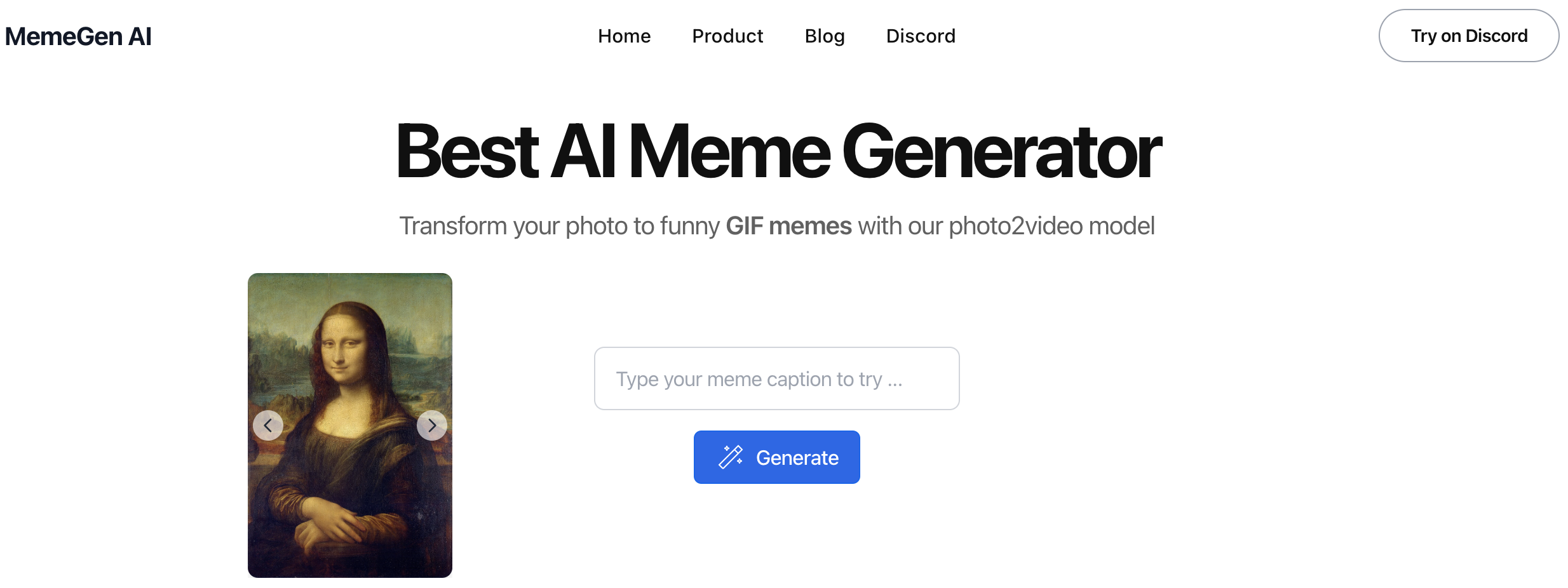 MemeGen AI Kiss GIF Generator