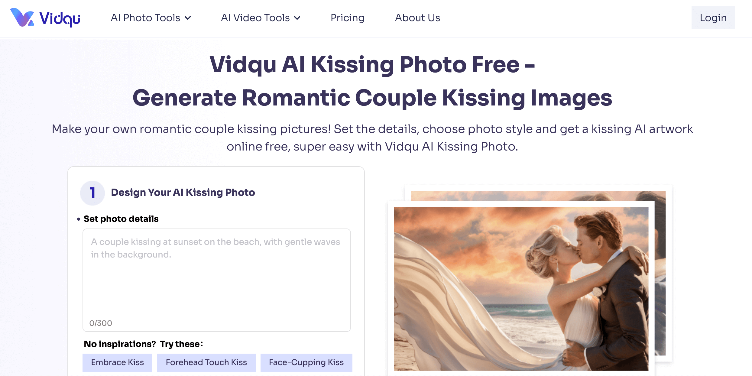 Vidqu Kissing AI